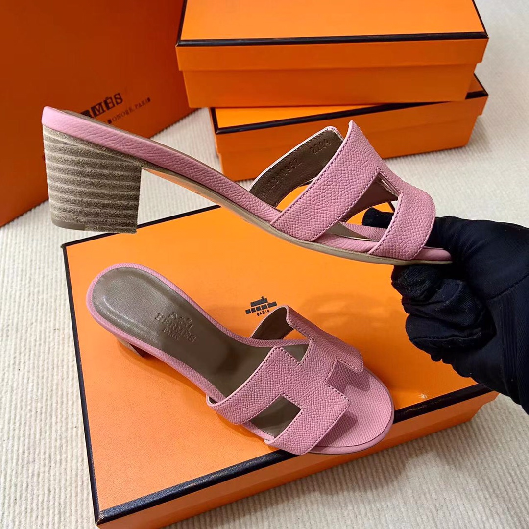 에르메스 올수공 오아시스 슬리퍼 샌들 앱송 45